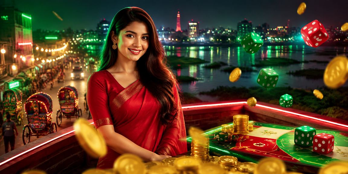 ঢাকায় লাল সবুজ ডাইস গেম ইন্টারফেস